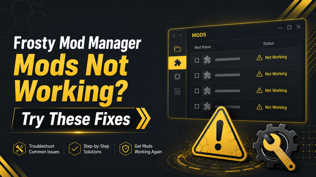 Frosty Mod Manager Mods Not Working