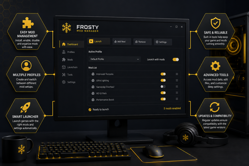 Main Features of Frosty Mod Manager