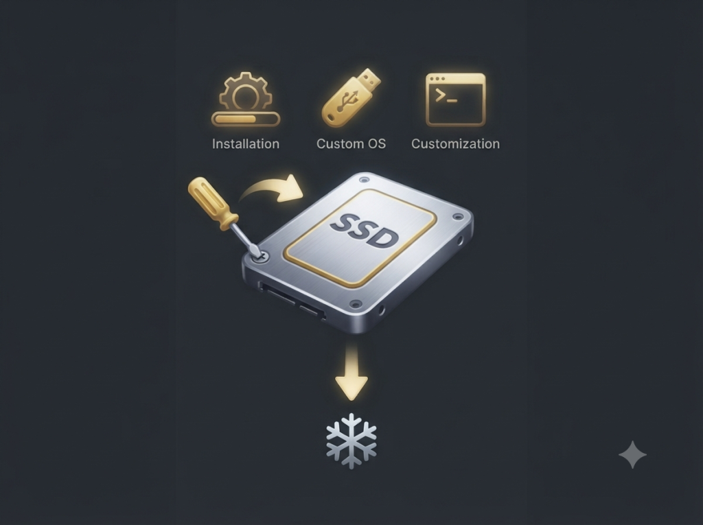 Replace Internal SSD and Install a Custom OS